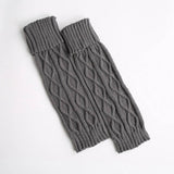 Warm Mid-Length Diamond-Shaped Socks_Cwms0744