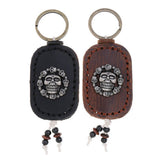 MENS DOUBLE SIDED SKULL CAR KEYCHAIN_CWMM5022