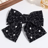 SIMPLE AND ELEGANT FLOWER DOT BOW CLIP_CWAHA2301