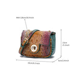 Women Multi-Color Crocodile Pattern Shoulder Bag_Cwab2596
