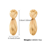 NEW UNIQUE TEXTURE NICHE EARRINGS FASHION SET_CWAJE2904