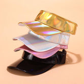 HOLOGRAPHIC SUN VISOR TRENDY UV PROTECTION CAP_CWAH3281