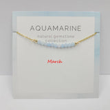 DECEMBER NECKLACE NATURAL STONE LOCK BONE CHAIN_CWAJE1054