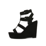 BEAUTIFUL FASHIONABLE PLATFORM WEDGE HIGH HEELS_CWSHH0125