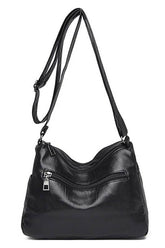 Washed Leather Cross Border Shoulder Bag_Cuab0058