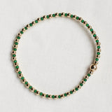 BOHEMIAN STYLE STACKING GOLD ANDCOPPER BEADBRACELET_CWMM3876