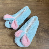 CUTE CARTOON RABBIT HEELED NON SLIP FLOOR SOCKS_CWMS1192