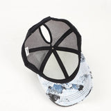 OUTDOOR CAMOUFLAGE GRAFFITI TIE DYE BASEBALL CAP_CWAH1147