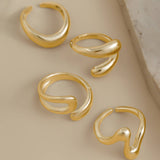 METAL CURVED OPENING ADJUSTABLE RING FOR WOMEN_CWMM3244