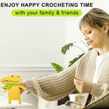 HANDMADE CROCODILE DOLL CROCHET MATERIAL KIT_CWMM1873