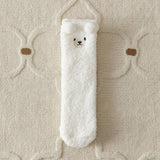 EMBROIDERED CARTOON BEAR LINT FREE SOCKS_CWMS0800