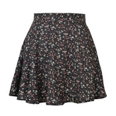 Women'S Floral Skirt Chiffon Print Skirt_Cwab4797
