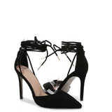 POINTED ANKLE STRAP BAG AND HIGH HEELS_CWSHS0647