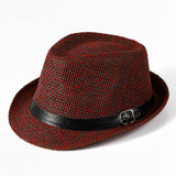 FASHIONABLE VISOR BRITISH RETRO JAZZ HAT_CWAH1467