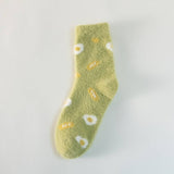 MID TUBE WINTER WARM CUTE PLUSH SNOW SOCKS_CWMS0791