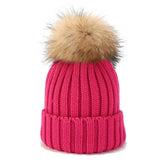 OUTDOOR WARM WOOL BALL KNITTED HAT_CWAH1577