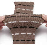 DOUBLE STRIPE WOOL KNEE SOCKS_CWMM1780