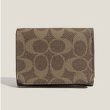 New Vintage Geometric Letter Mini 3-Fold Wallet_Cwab06269