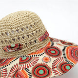 BOHEMIAN STYLE BEACH SUN HAT_CWAH1452