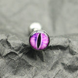 COLORFUL EYE TONGUE STUD STAINLESS STEEL PIERCING_CWMM9599