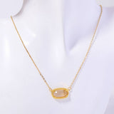 CREATIVE DECEMBER CRYSTAL PENDANT NECKLACE_CWMM3791