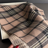 Classic Plaid Cashmere Feel Scarf For Women_Cwasc03235