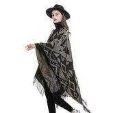 NEW WINTER SLIT WARM ETHNIC STYLE SHAWL_CWMM2098