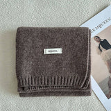 100% WOOL AURORA BLUE KNIT SCARF SOFT WARM_CWASC2285