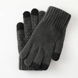 Winter Mens Rubber Touch Screen Gloves_Cwmm1487