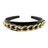 NEW CLASSIC CROC CHAIN PUNK ELEGANT HEADBAND_CWAHA6322