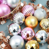 34PCS CHRISTMAS TREE ORNAMENTS BALL SET 4CM_CWMM9835
