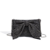 NEW FASHION LEISURE BOW RHINESTONE EVENING BAG_CWAB3603