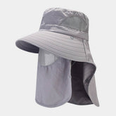 QUICK DRY JUNGLE SUN HAT WITH FACE FLAP FOR HIKING_CWAH3803