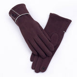 Warm Fleece Windproof Breathable Womens Gloves_Cwmm1539