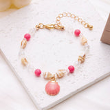 Versatile Beach Shell Conch Rice Bead Bracelet