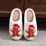 CHRISTMAS POPULAR GINGERBREAD RAYON SLIPPERS_CWSHS0762