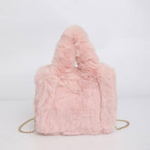 FLUFFY FUR HANDBAG WOMEN CHAIN SHOULDER BAG_CUAB00584