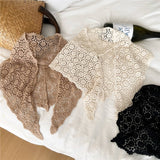 BOHO COTTON TRIANGLE SCARF SUMMER NECK WRAP_CWASC0842