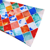 PRINTED TOP PLEATED LONG SKIRT TWO PIECE SUIT_CWSTB1137