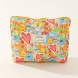 CASUAL STRIPED MEDIUM PORTABLE COSMETIC BAG_CWAB1037