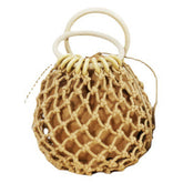 Women Round Straw Bag Rattan Beach Handbag_Cwab0826