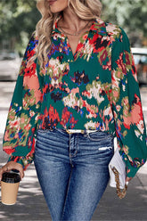Women Fall Fashion Printed Long Sleeve Shirt_Cwtstl0599