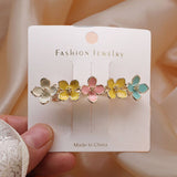 SWEET FLOWER SIDE CLIP SPRING CLIP HAIRPIN_CWAHA4698