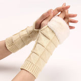 Simple Warm Knitted Half-Finger Gloves_Cwag0111