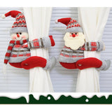 Cwmm1744_Christmas Cartoon Figure Curtain Buckle Curtain Tie