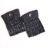 Winter Knee Pads Diamond Grid Plus Fleece Socks_Cwms0761