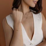 Vintage Artistic Birthstone Necklace_Cwmm5544