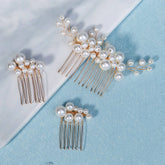 HANDMADE BRIDAL HAIR ACCESSORIES THREE PIECE SET_CWAHA2776