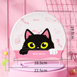 GIRLS SWIM CAP SILICONE WATERPROOF CUTE EAR COVER_CWMM6722