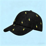 Denim Mango Embroidered Baseball Cap Unisex_Cwah04664